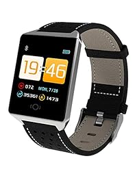 Monitor de actividad física, pulsómetro presión arterial superior, antiarañazos, pulsera inteligente para smartphones iOS y Android