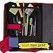 Five Star 2 Inch Zipper Binder, 3 Ring Binder, 6-Pocket Expanding File, Durable, Red (72184)