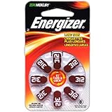 48 Energizer EZ Turn & Lock Hearing Aid Batteries Size: 312