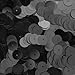 8mm Flat Round Sequin Paillettes ~ Black Jet ~ Loose Sequins for Embroidery, Bridal, Applique, Arts,