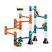 Quercetti Transparent Marble Run - 45 Piece Basic Building Set - Classic Construction Toy Perfect for Beginners Ages 4 and Up (Made in Italy)