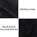 ViGrace Women Knit Slouchy Beanie Chunky Baggy Hat with Faux Fur Pompom Winter Soft Warm Ski Cap Dark Grey