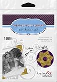 Scrapbook Adhesives by 3L Self-adhesive Paper Photo Corners, Gold, 108-Pack