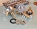 The Art of Tone, CTS 250k Pots for Guitars, Bass, Split Shaft, 450g, Set of 3 (3x), 10% Audio Taper Guitar Potentiometer, 250k Potentiometer replacement for Fender potentiometer