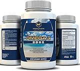 Omega 3 8060, Joint Pain Relief, Lower Triglycerides, Cognition, Heart Health, and Immune Support 800 mg EPA, 600 mg DHA , 60 softgels