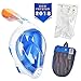 ME MARTIAN ELITE Tribord/Subea Easybreath (2017 Version) Full Face Snorkel Mask with Camera Mount, Enhanced Anti-Fog and Anti-Leak