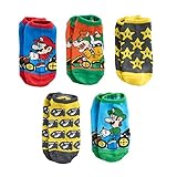 Super Mario Bros. Big Boys 5-Pairs No-Show