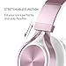 AILIHEN MS300 Headphones, Stereo Foldable Wired Headset for iPhone iPad iPod Android Cell Phones Laptop Tablet PC Computer (Rose Gold)thumb 3