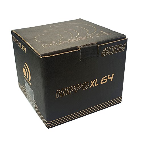 Massive Audio HippoXL64 - 6 Inch Car Audio 600 Watt Hippo Series Competition Subwoofer, Dual 4 Ohm, 2 Inch V.C