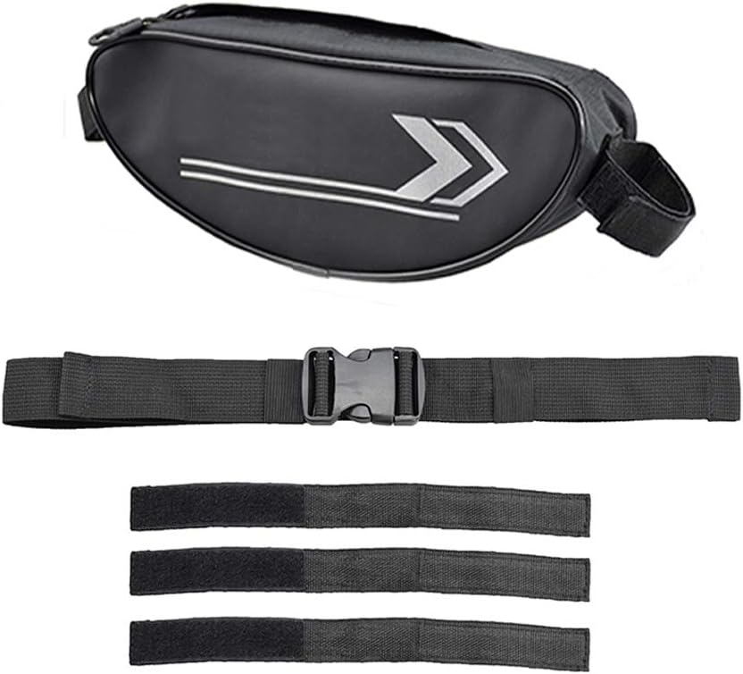 Motorcycle Handlebar Bag Leather Fork Bag Multifunctional Shoulder Travel Front Bag