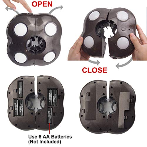 Umbrella Lights LUXSWAY Super Bright Patio Night Light 4 Modes 16 Colors Battery Operated Remote Control Camping Tent Lighting Light - Thumbnail 4