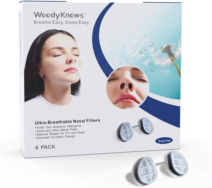 WoodyKnows Ultra-Breathable Nasal Filters