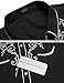 COOFANDY Men's Long Sleeve Embroidered Shirt Slim Fit Casual Button Down Shirts
