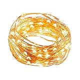 InnooLight Indoor Starry String Lights, 100 Led Firefly Lights 33ft Copper Wire 8 Mode Ambiance Lighting with Remote Control for Christmas Party, Outdoor Patio, Deck, Magical Decor for Wedding Dancing, Bedroom