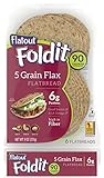 FLATOUT Flatbread - Foldit 5 GRAIN FLAX (1 Pack of 6 Foldits)