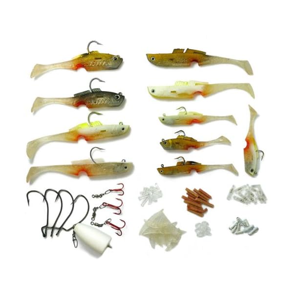 Mighty-Bite-5-sense-Soft-Plastic-Fishing-Luresbaits-kits-System-Hook-inside-Freshwatersaltwater-Fishing-BQ11
