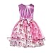 HBB Kids Little Girl's Dress Up Trendy Sassy Princess Dance Tutu Costume with Headband & Shoes, SZ 3-5(PD04)