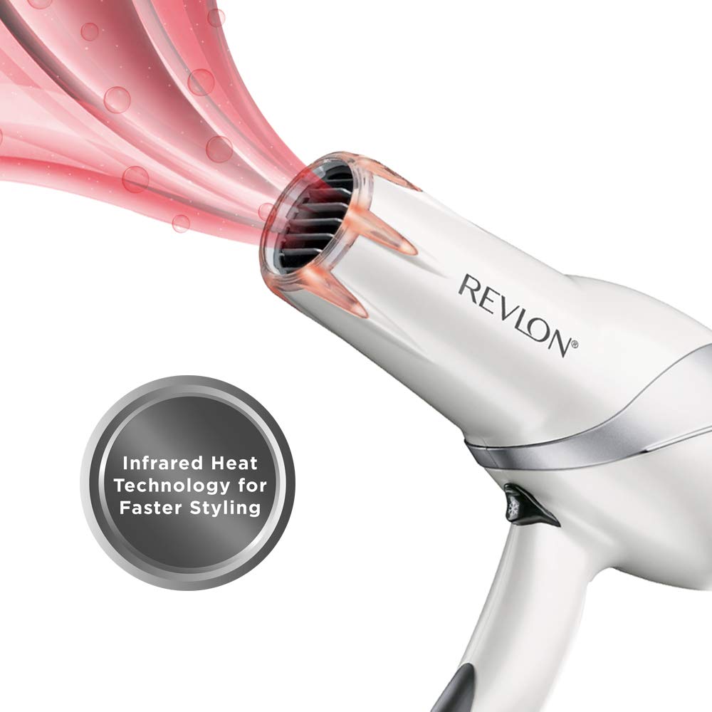Revlon 1875W Infrared Hair Dryer for Faster Drying And Maximum Shine: Beauty