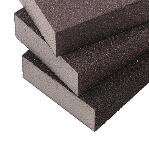 3pcs Polishing Sanding Sponge Block Pad Set Sandpaper Assorted Grit 100 180 320 - Thumbnail 2