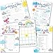 Baby Shower Games | 5 Games 50 Sheets Each 5x7 inches | Fun and Easy to Play Activities | Baby Predictions and Wishes/Advice, Bingo, What’s on Your Phone, Word Scramble and Price It Right