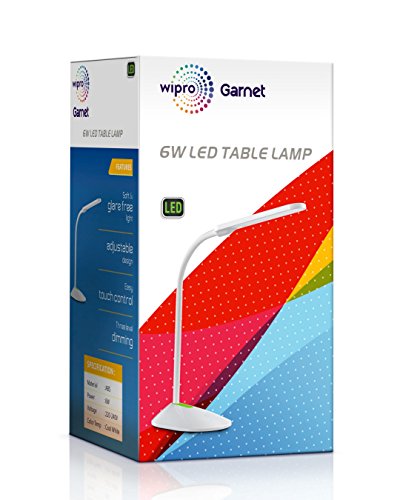 wipro garnet 6w led table lamp