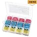 210PCS Heat Shrink Butt Connectors Terminals, Camtek Waterproof Wire Connectors Electrical Connectors Insulated Crimp Terminals Marine Automotive Butt Splice Electrical Terminals Kit(3 colors/3 sizes)