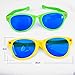 Sumind 4 Pieces Jumbo Sunglasses Plastic Glasses for Funny Christmas Party, Party Favors