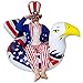 Inflatable American Bald Eagle Pool Inflatable – Premium Patriotic Inner Tube Rafts Pool Floats & Pool Toys