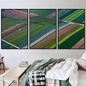 signwin 3 Piece Framed Canvas Wall Art Abstract...