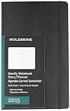 Moleskine 2015 Weekly Planner, 12 Month, Large, Black, Soft Cover (5 x 8.25) (Moleskine Diaries)