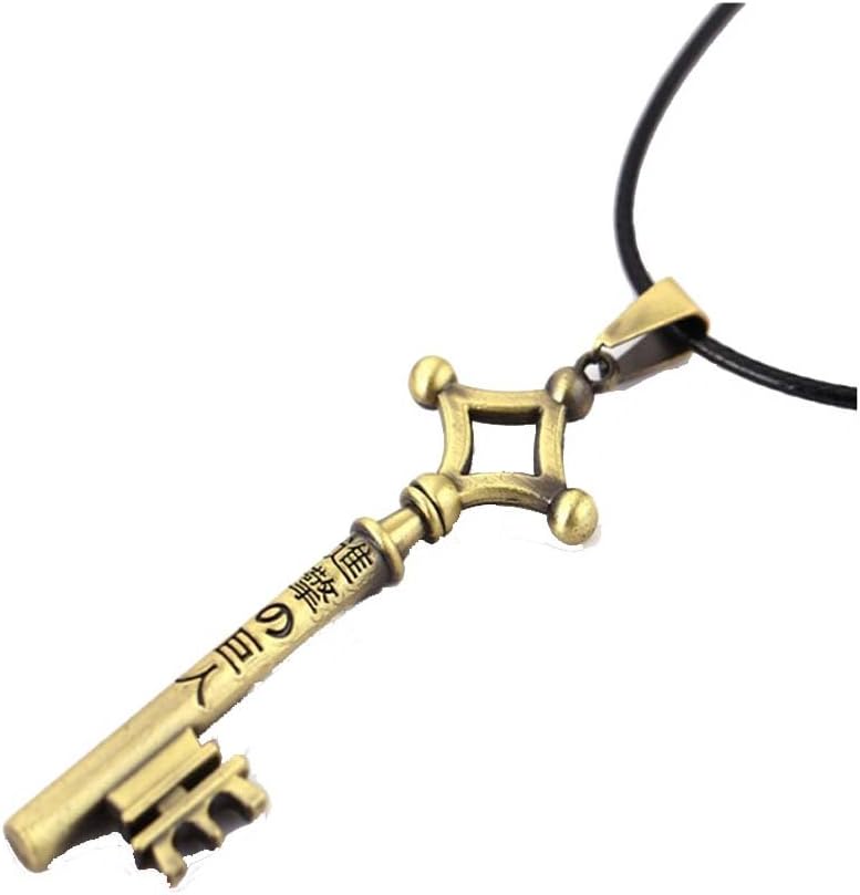 Touirch Anime Attack on Titan Eren Yeager Key Alloy Cosplay Necklace