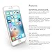 iPhone 7 Screen Protector [2 Pack] by Yousave Accessories [Tempered Glass] [3D Touch Compatible] 0.3mm Thickness / 9H Hardness Rating