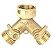 Harmony Lead Free Garden Hose Connector (Lead Free Brass Hose Y 2-Way Splitter)