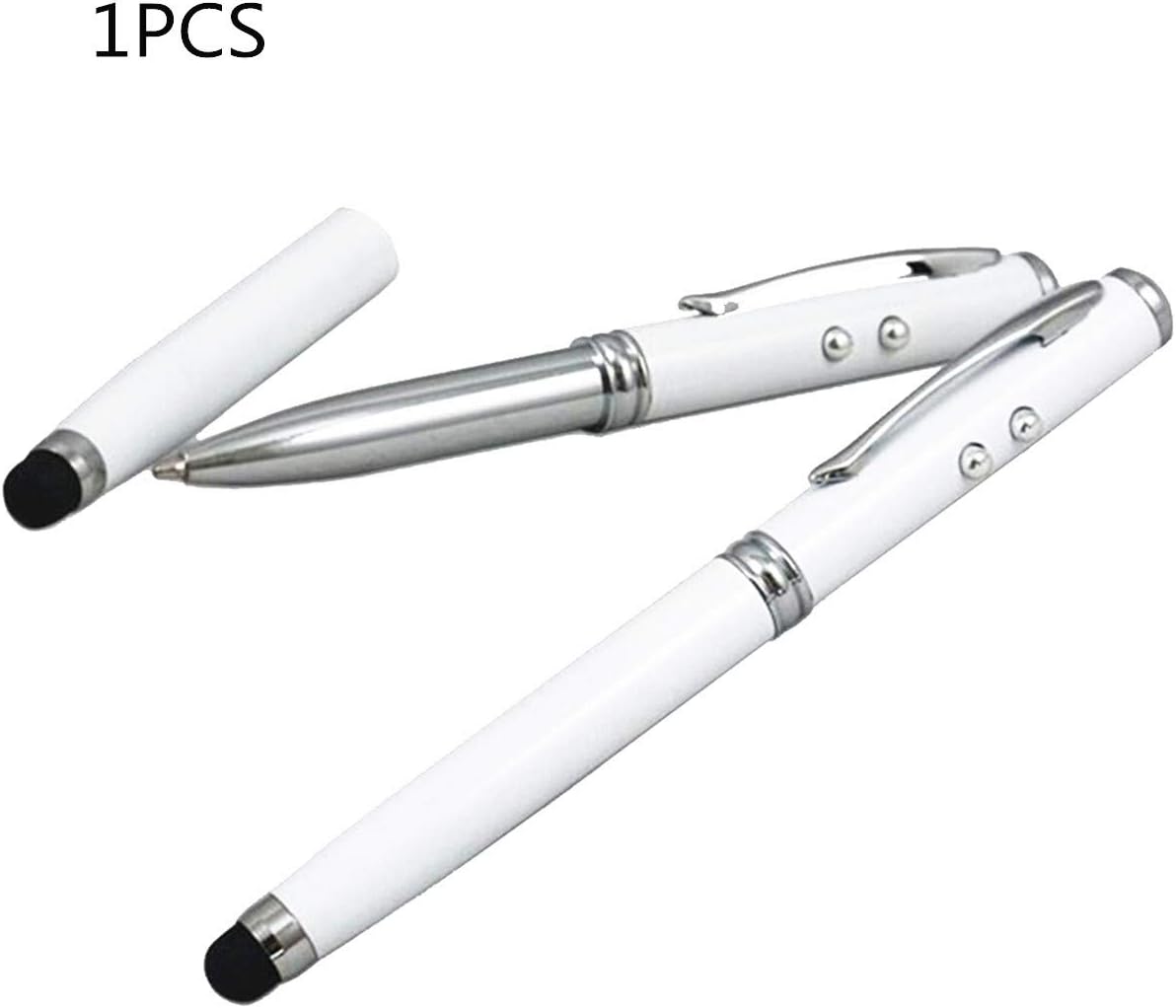 LED Ballpoint Pen, Multifunctional 3 in 1 Touch Screen Stylus LED