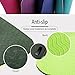 Non Slip Yoga Mat by Farland - Eco Friendly TPE Workout Exercise Mat,Anti-tear Hot Pilates Pad Mats in Home & Gym - 6mm Thick