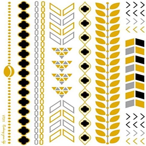 zgmtj Hot stamping tattoo stickers Personalized fashion hair accessories tattoo stickers 11 210 * 150mm