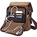 Bagerly [Deal of The Day] Business Messenger Bags Small Canvas Vintage Shoulder Bag Multi-Pockets Crossbody Work Satchel