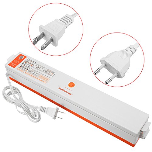 Click Here to See More Images UL 110V/220V 50Hz Food Vacuum Sealer Packaging Machine Film Sealer Vacuum Packer With 10 Pcs Vacuum Sealing Bags EU/US Plug