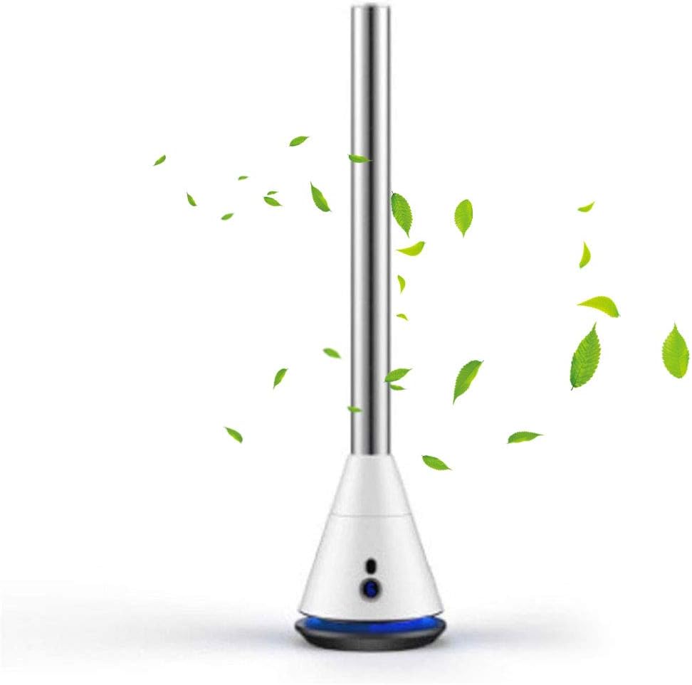 Comfort Control Tower Fan, Slim Design, Powerful Cooling, Ultra-Quiet Floor Fan with Remote Control and Built-In Inverter Motor, 8 Hour Timer Turbine Boost, Oscillating Tower Fan for Home,White