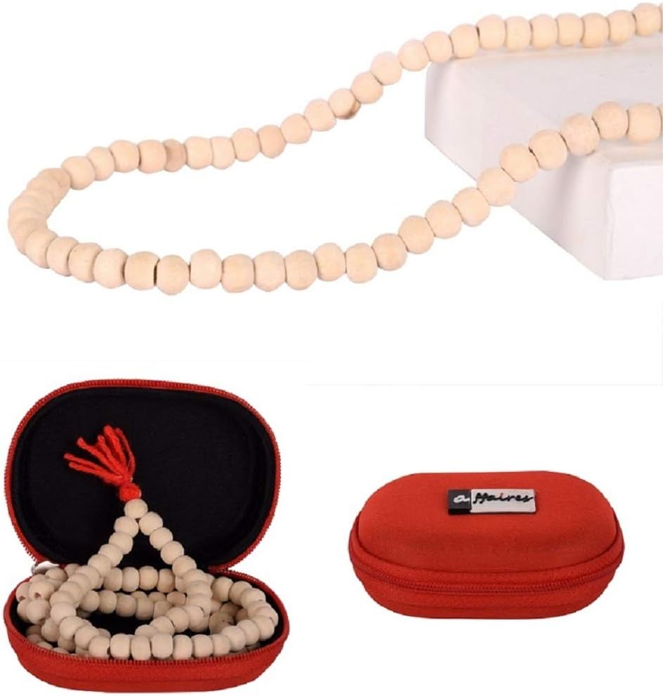 affaires: Prayer Japa Mala (108) Karma Beads Hindu Tibetan Buddhist Mala l Bead Healing 8mm Mala-013