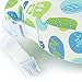 My Brest Friend Original Nursing Posture Pillow, Green & Blue Leaf