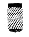 Chapini Ladies Girls Women Sexy Knee High Soft Nylon Fishnet Fence Net Socks Stockings in Wide Mesh - Black