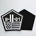 SpaceAuto Never Forget The September 11 Attacks The Pentagon 9/11 Nation Tactical Morale Desert Badge Hook & Loop Embroidery Patch 3.42