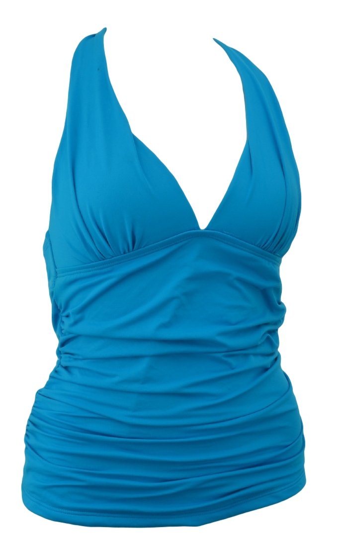 Buy Apt. 9 Women's Swimwear Draped Shirred Push Up Padded Halter Tankini  Top Online at desertcartCayman Islands