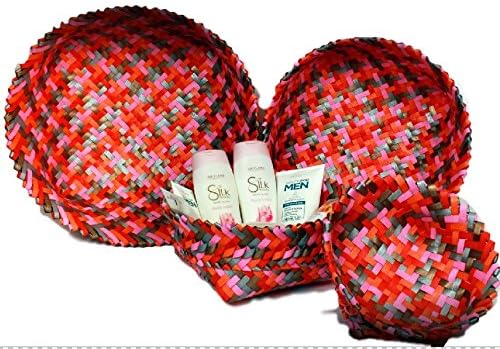 Woven Multipurpose Storage Basket Set of 4 PC