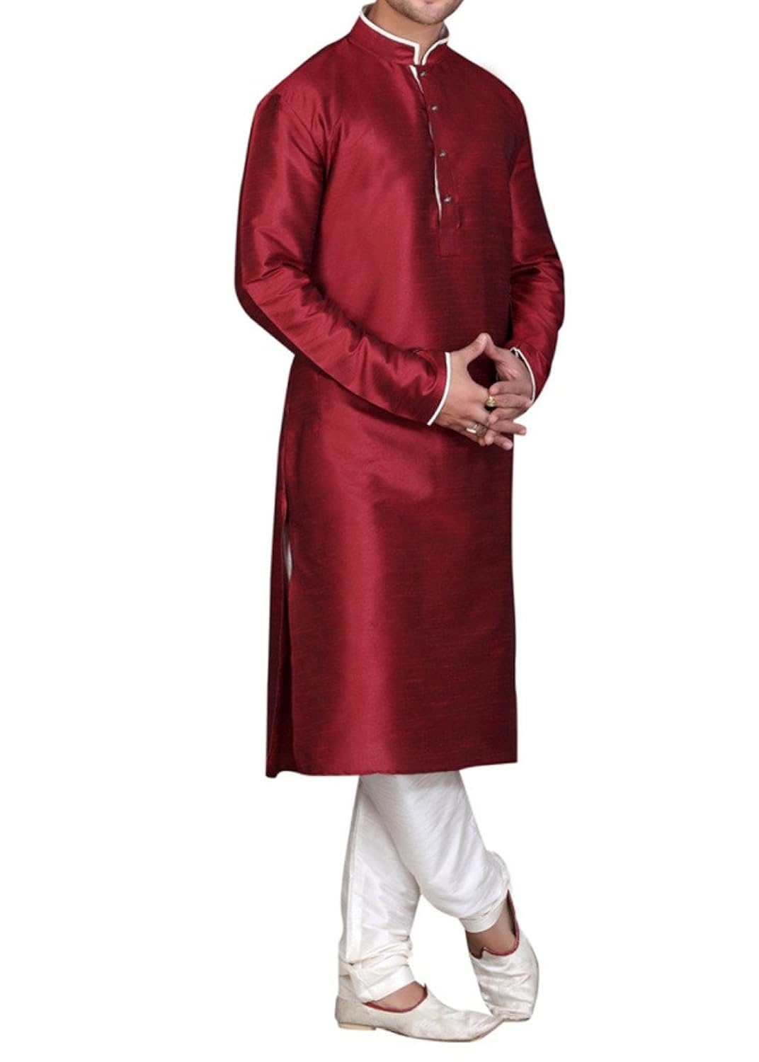 larwa men's festive party wear kurta and pyjami set