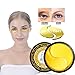 Under Eye Patches, JUYOU 24K Gold Eye Mask, Eye Gel Pads Collagen Eye Treatment Masks Reduces Wrinkles and Puffiness Lighten Dark Circles Moisturizing and Anti Aging, 60 Pieces