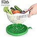 Family Size Salad Cutter Bowl Upgraded Easy Salad Maker by WEBSUN, Fast Fruit Vegetable Salad Chopper Bowl Fresh Salad Slicer