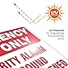 (2 Pack) Emergency Exit Only Sign, Self Adhesive 7 X 10inches 4 Mil Sleek Vinyl Decal Stickers Weather Resistant Long Lasting UV Protected and Waterproof Made in USA by Sigo Signs