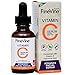 Vitamin C Serum for Face with Hyaluronic Acid - Made in USA - Best Natural Anti-Aging Formula to Correct Age Spots, Skin Sun Damage, Facial Fine Lines & Eye Wrinkles.